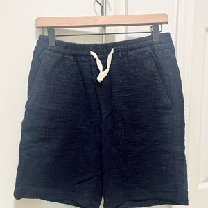 Zara Men's Dark Blue Athletic Shorts